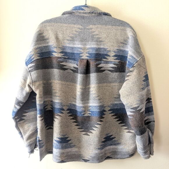 Aztec Print Retro Tribal Jacket Women's Size Small Button Down Boho - Picture 6 of 11